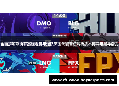 全面拆解欧协联赛程走势与强队突围关键看点解析战术博弈与黑马潜力 全面拆解欧协联赛程走势与强队突围关键看点解析战术博弈与黑马潜力