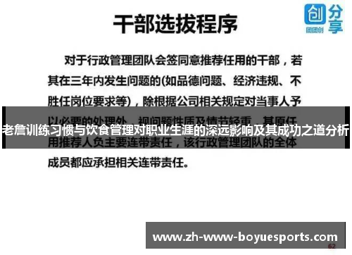 老詹训练习惯与饮食管理对职业生涯的深远影响及其成功之道分析